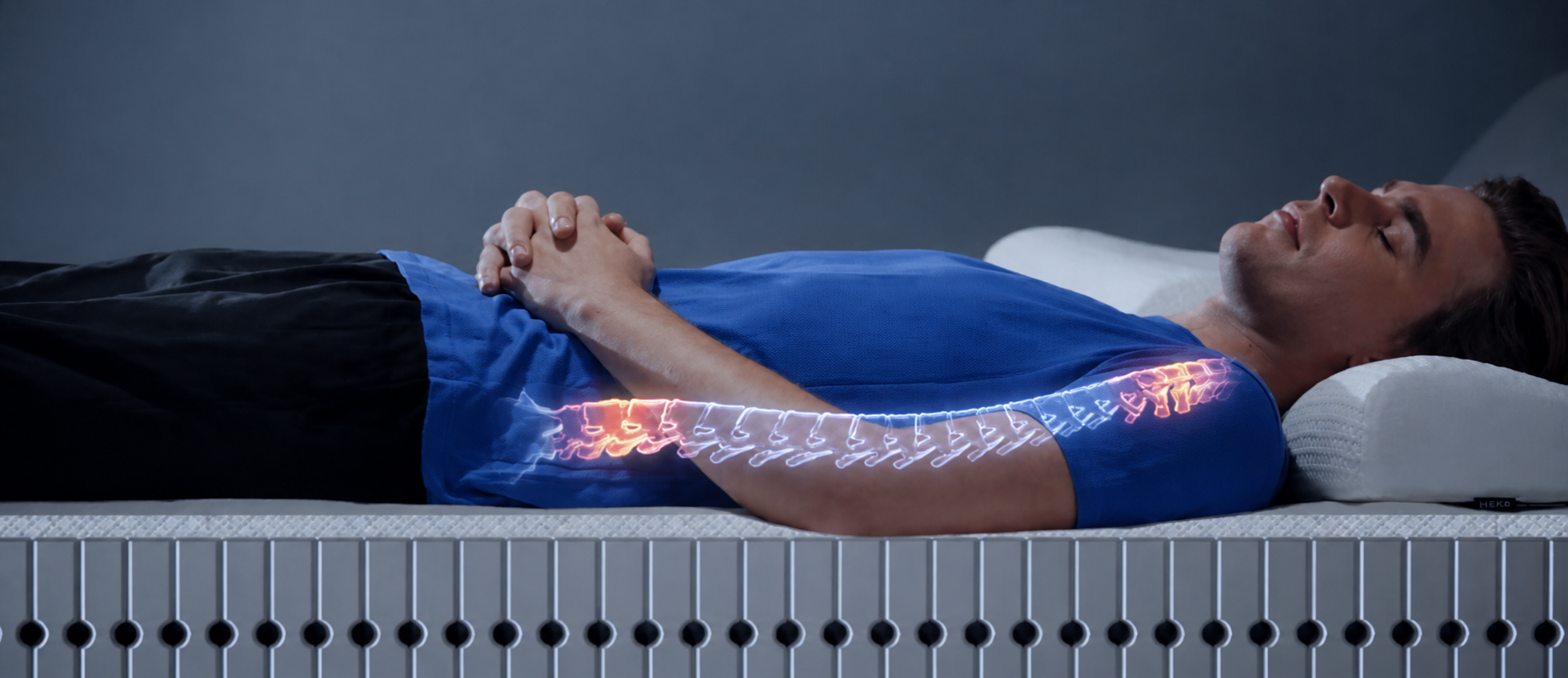 Independent HEKA AI Mattress support for couples