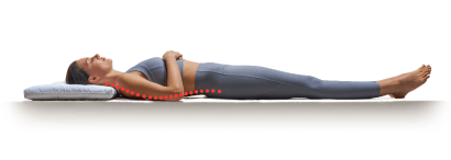 Spinal gap caused by a firm mattress