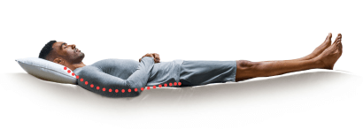 Lower back sag caused by a soft mattress